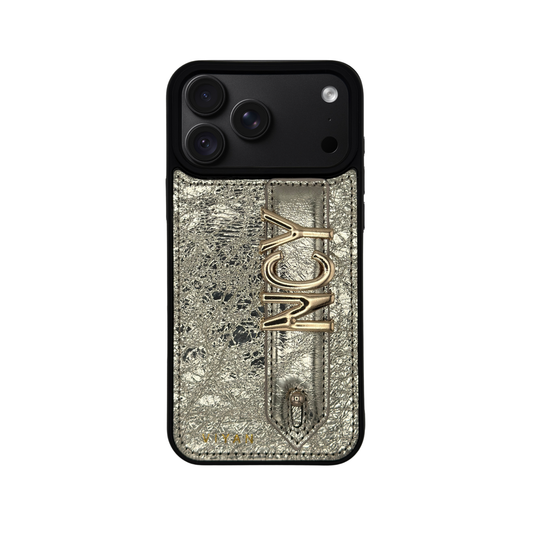 iPhone 18 Pro Max Gold - Viyan leather case