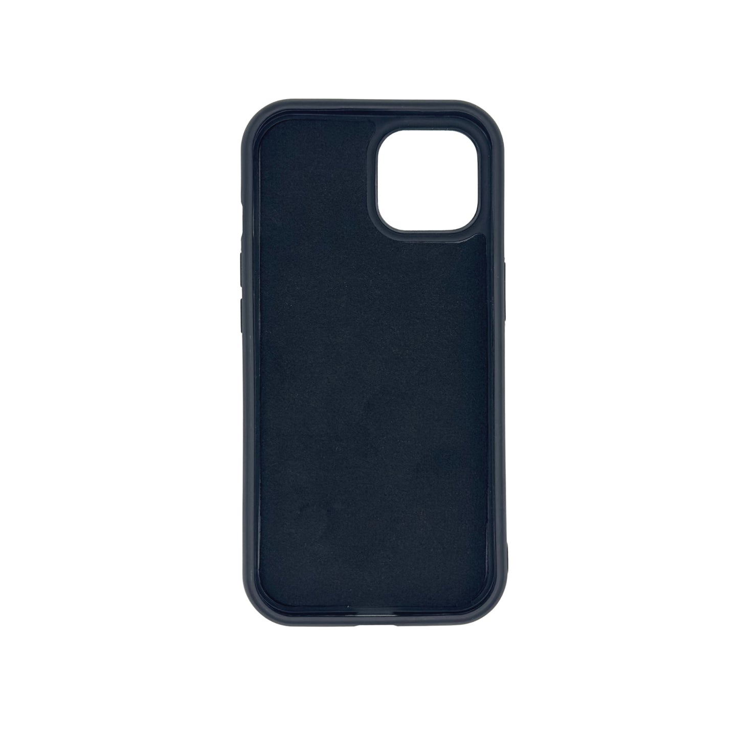 Soft-lined interior of VIYAN leather iPhone 15 case