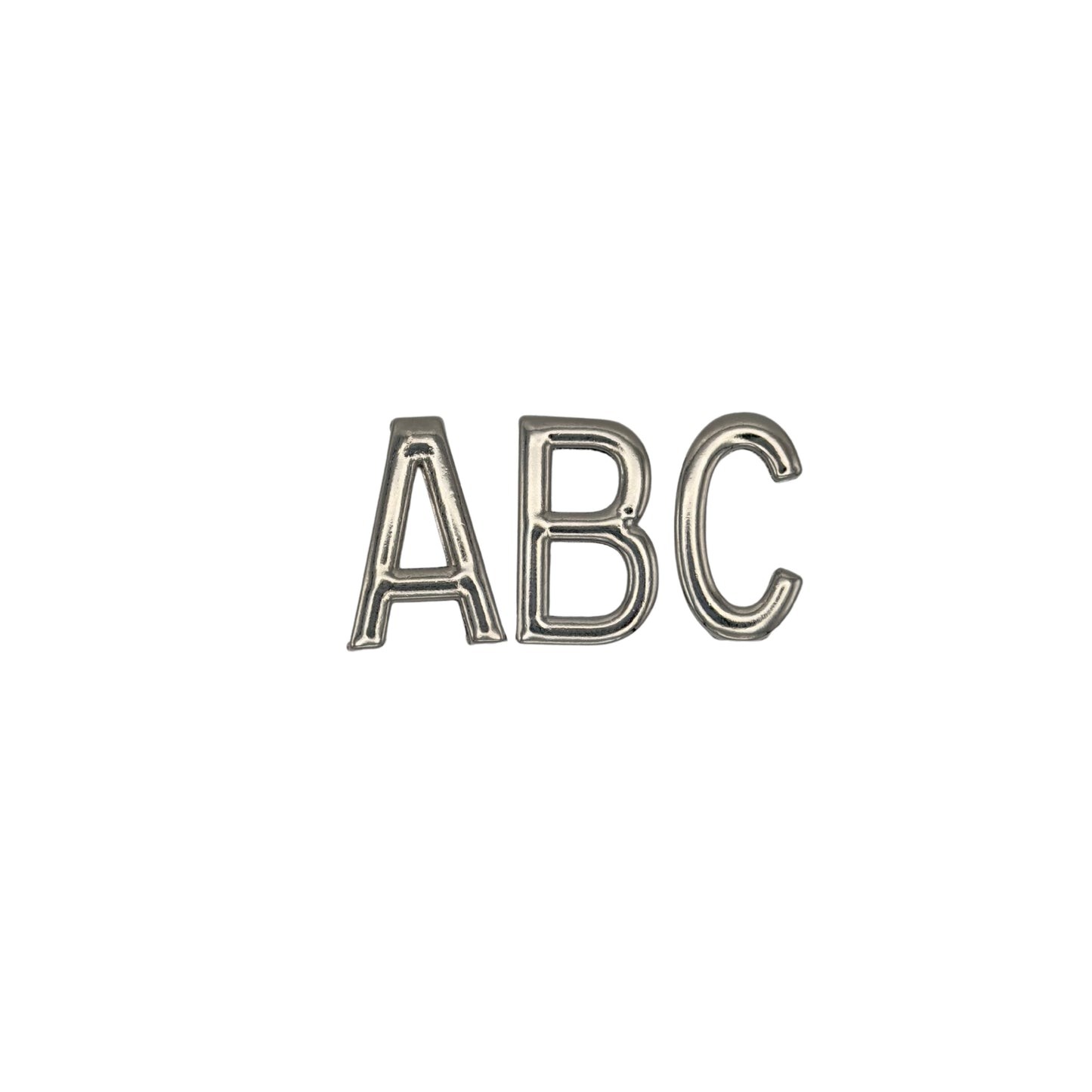 Silver letter charms A-Z for VIYAN leather case #silver