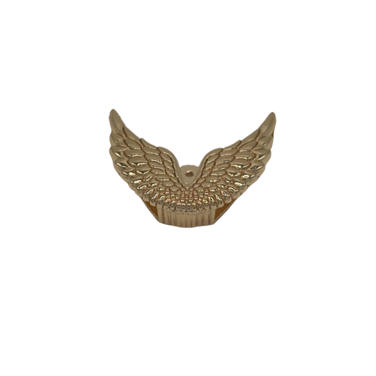 Gold-tone angel wing charm by VIYAN #gold
