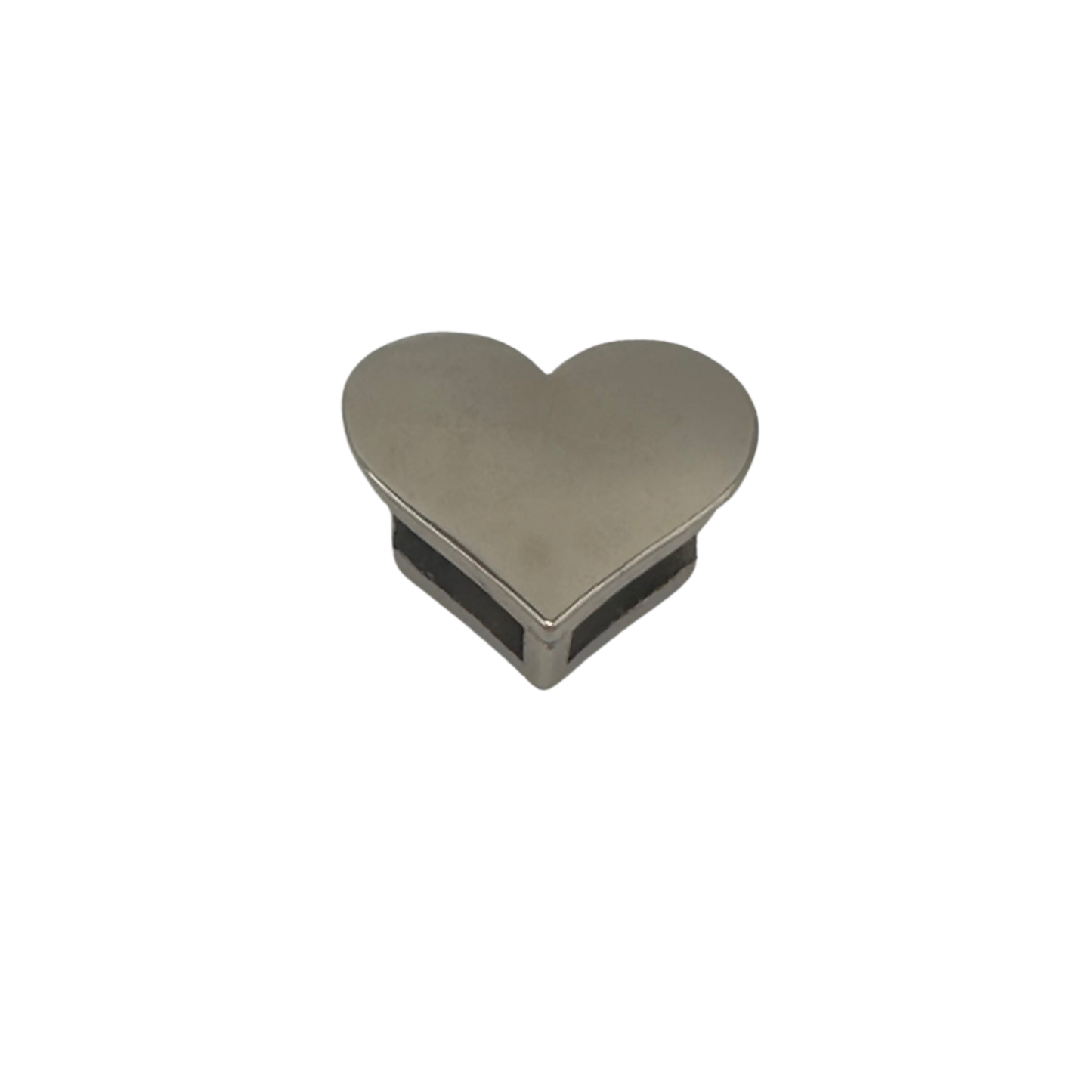 Silver-tone heart charm by VIYAN #silver