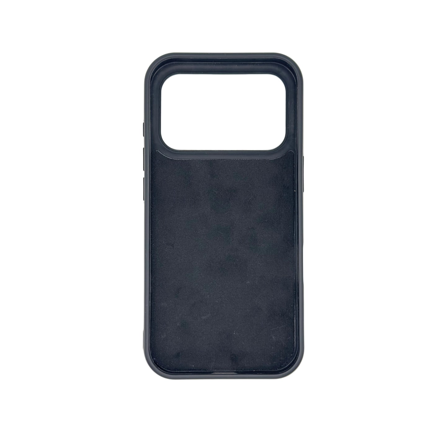 Soft-lined interior of VIYAN leather iPhone 17 Pro case
