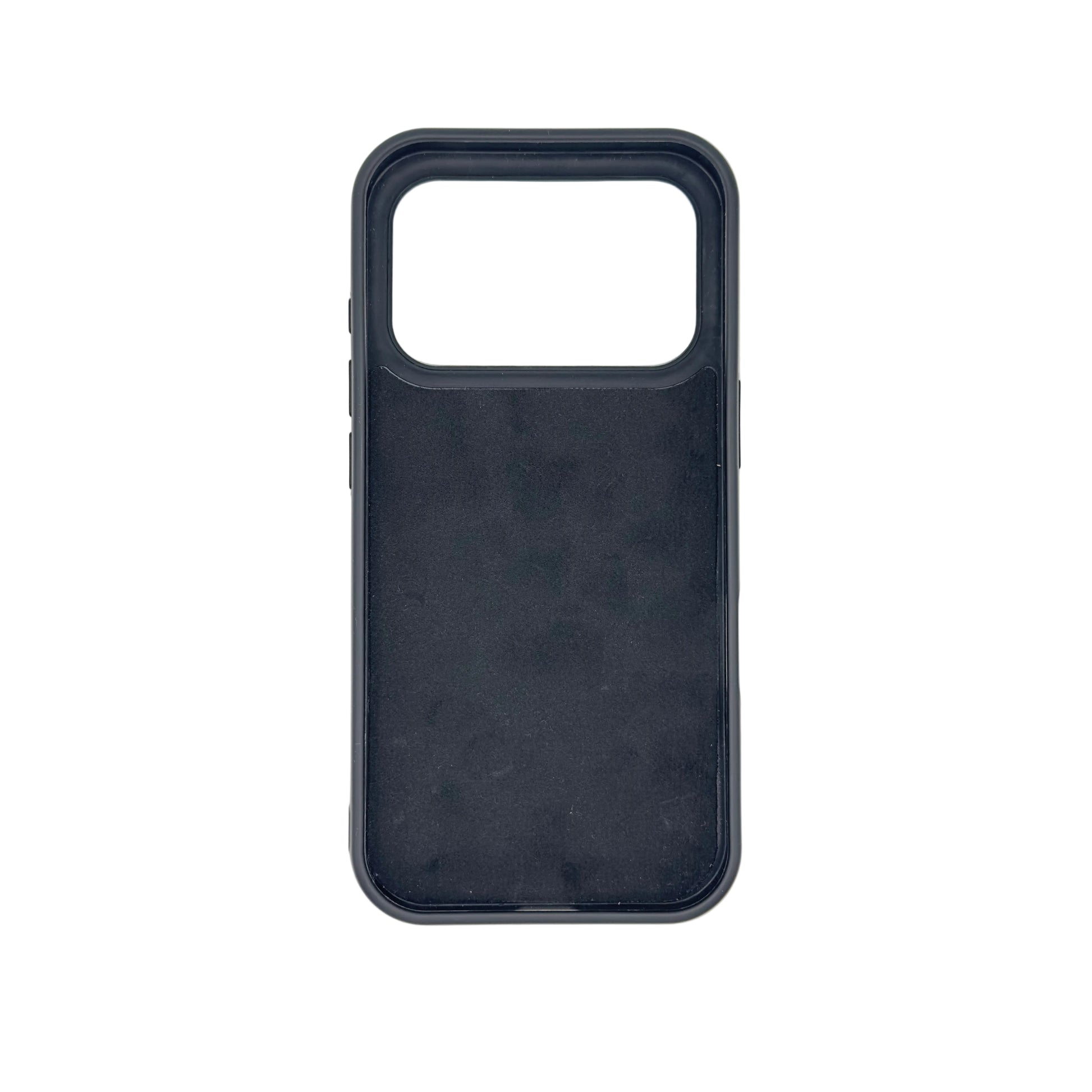 Soft-lined interior of VIYAN leather iPhone 17 Pro case
