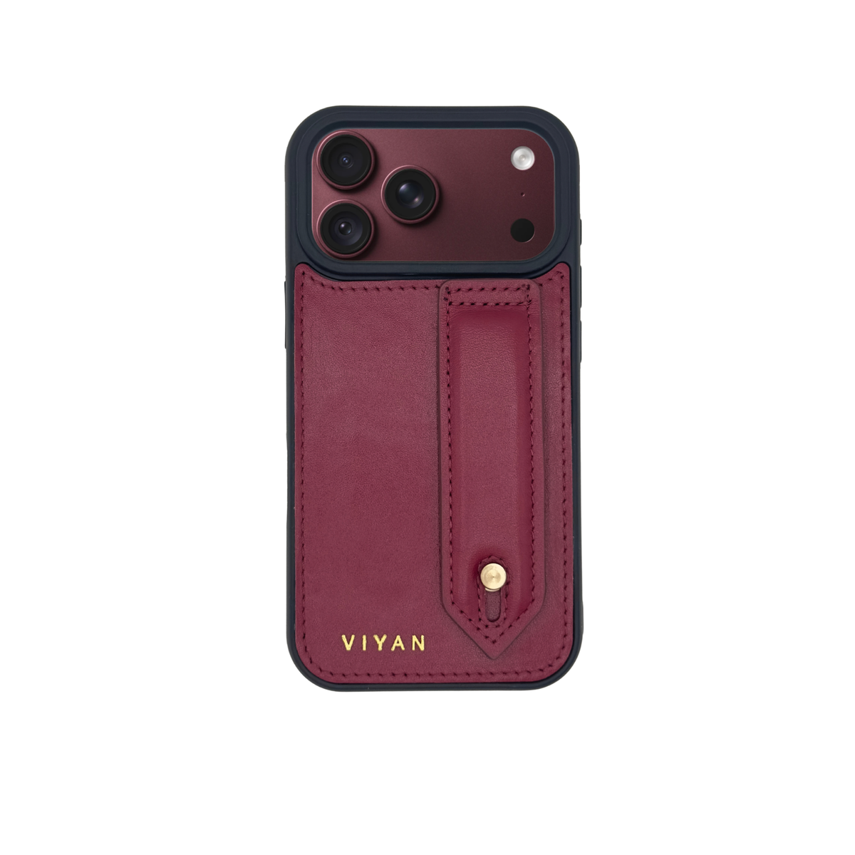 Burgundy leather iPhone 18 Pro case #burgundy
