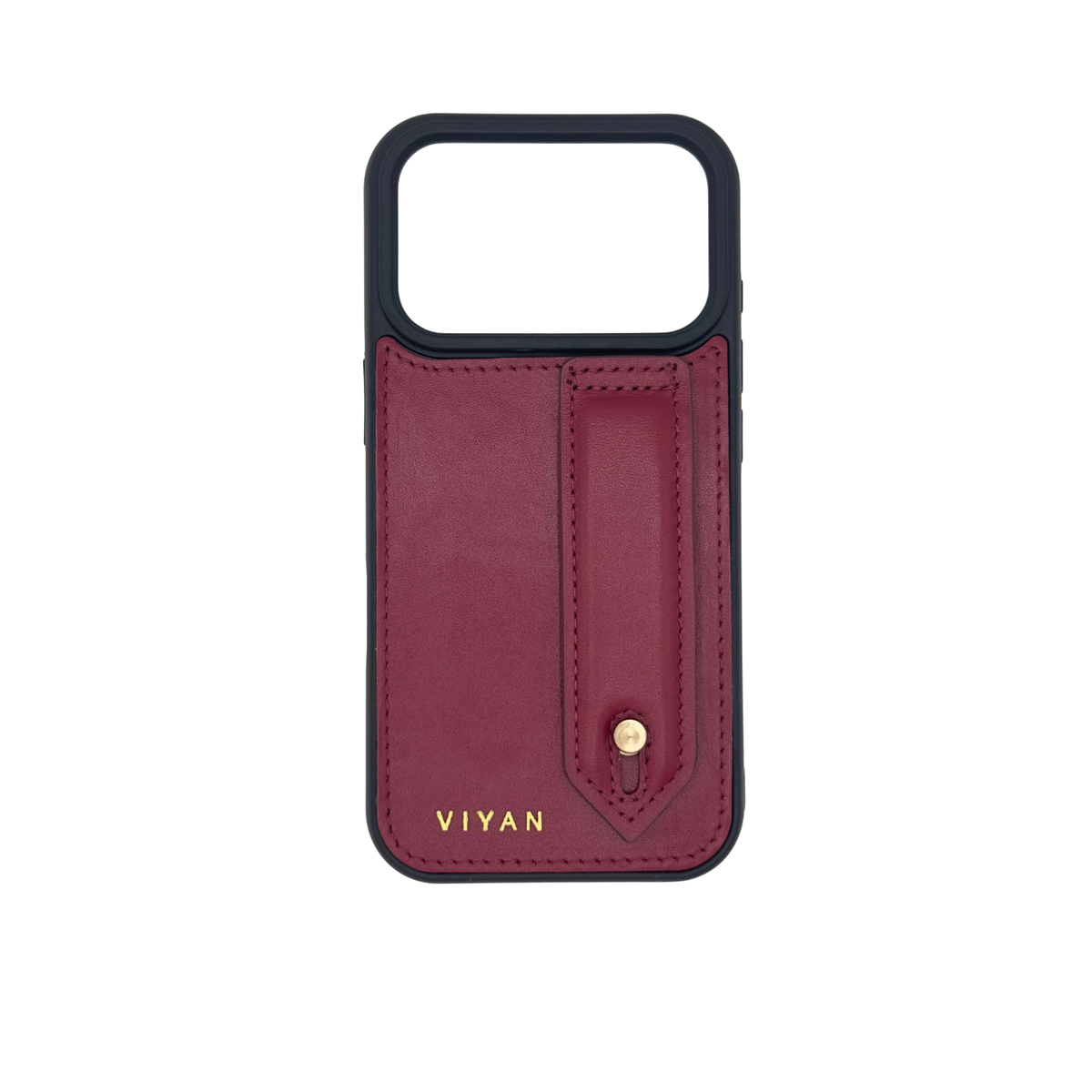Burgundy leather iPhone 18 Pro case #burgundy
