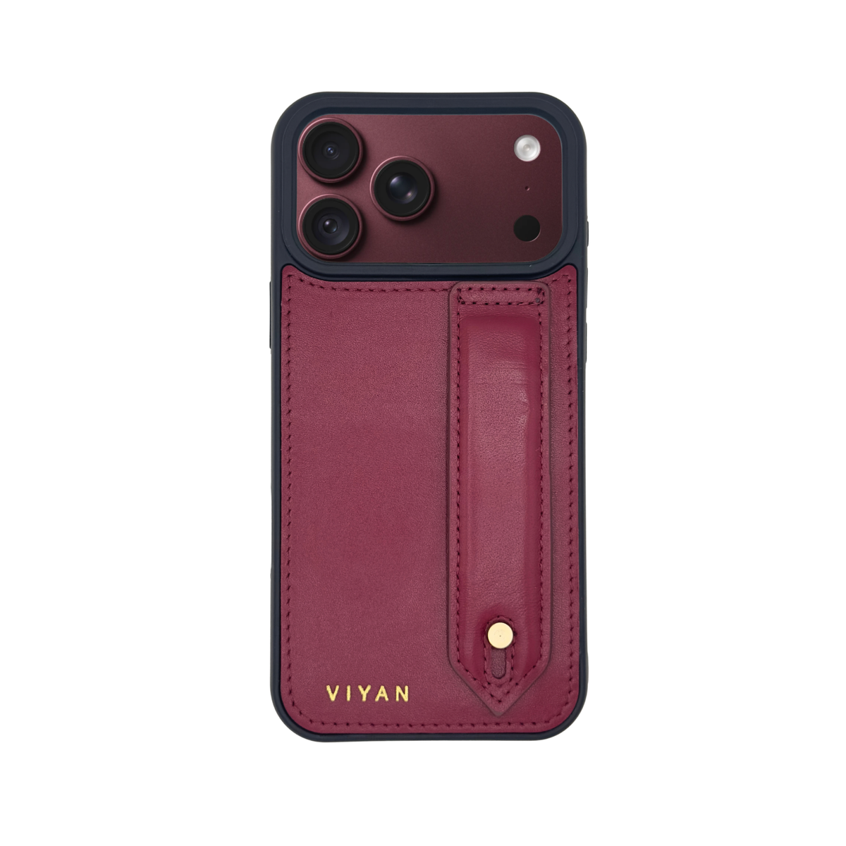 Burgundy leather iPhone 18 Pro Max case #burgundy