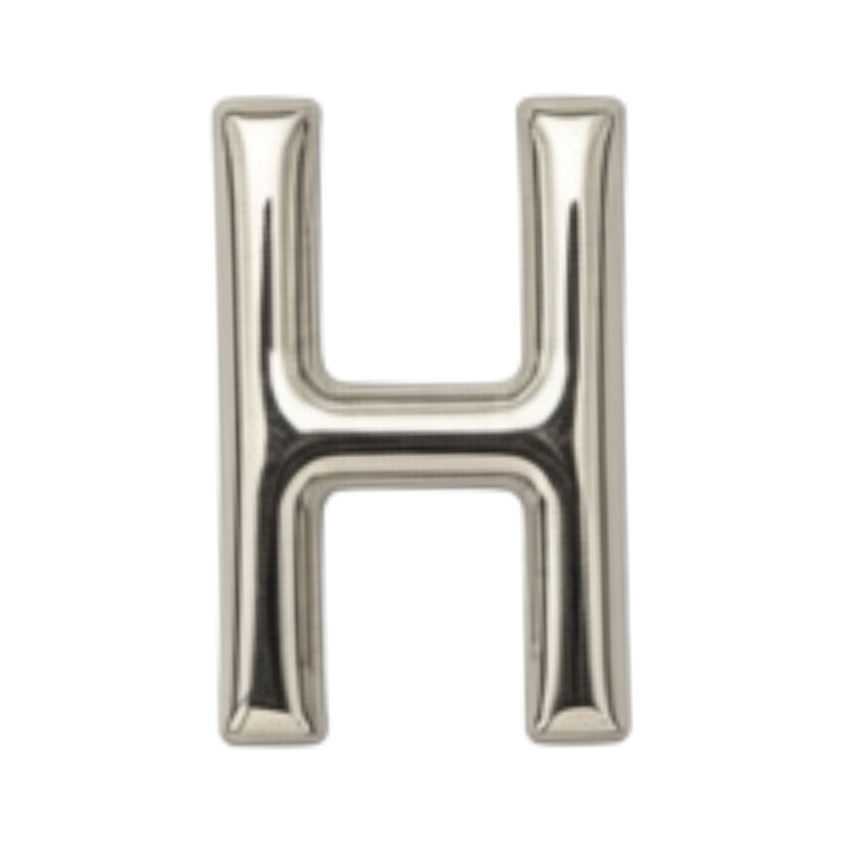 Silver letter H charm by VIYAN