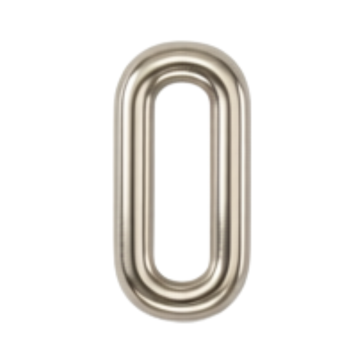 Silver letter O charm by VIYAN