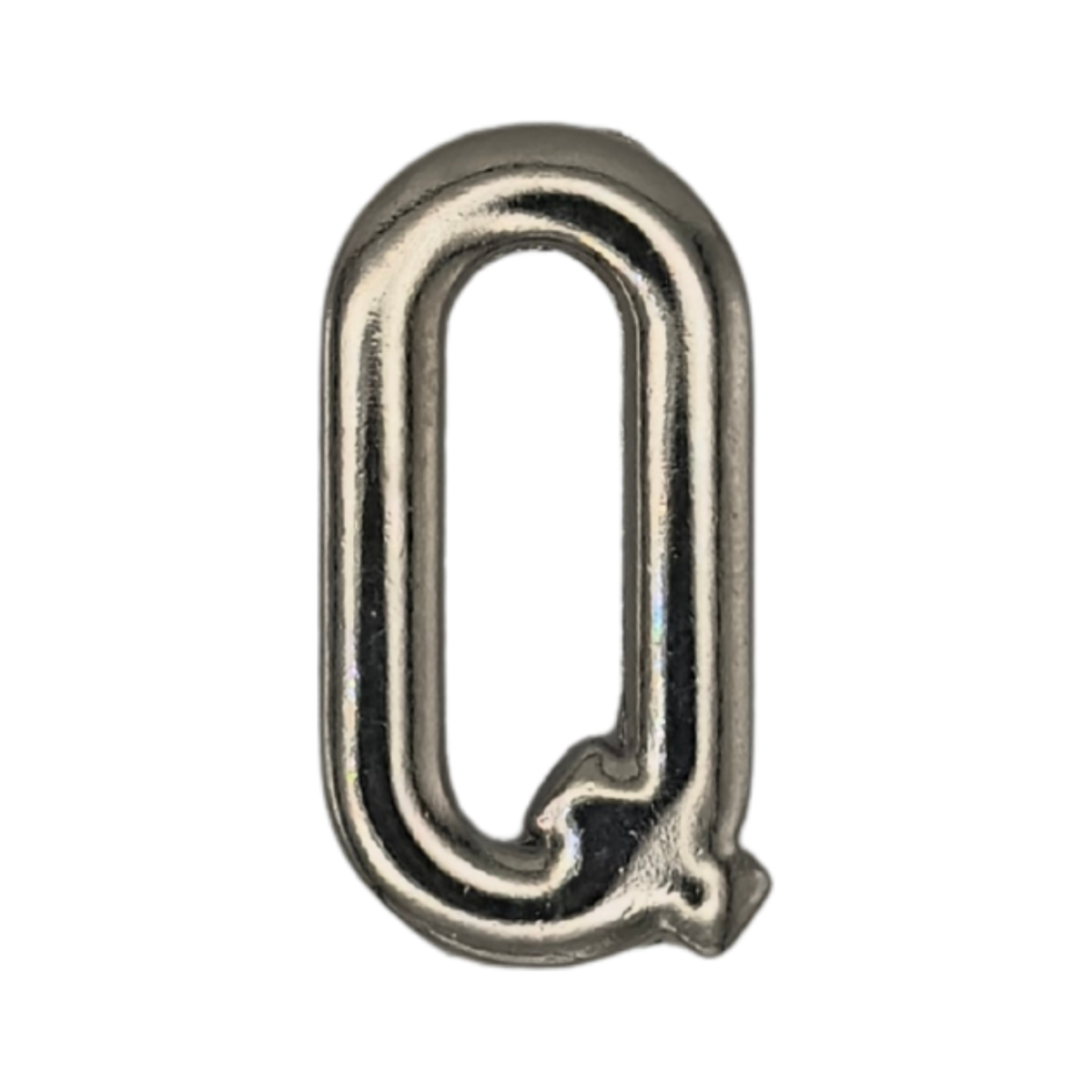 Silver letter Q charm by VIYAN