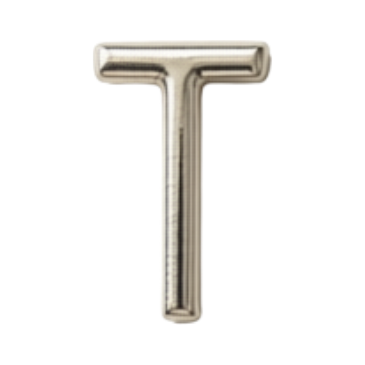 Silver letter T charm by VIYAN