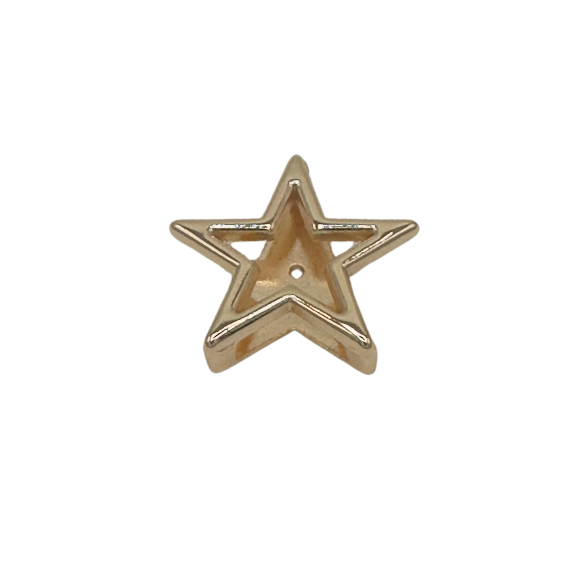 Gold-tone star charm by VIYAN #gold