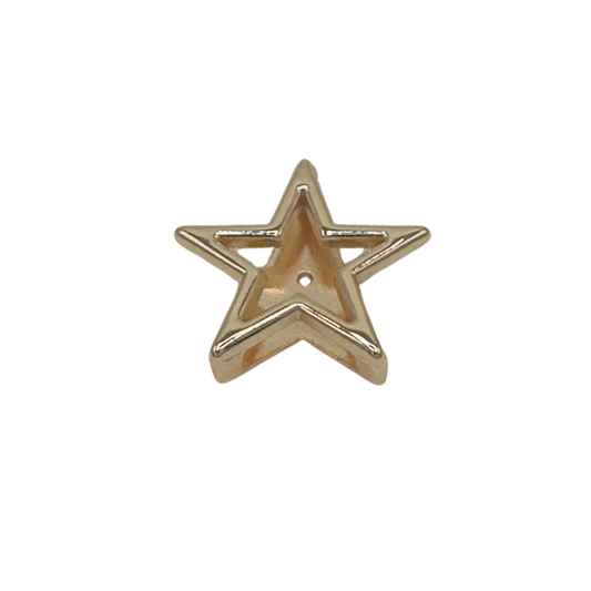 Gold-tone star charm by VIYAN #gold