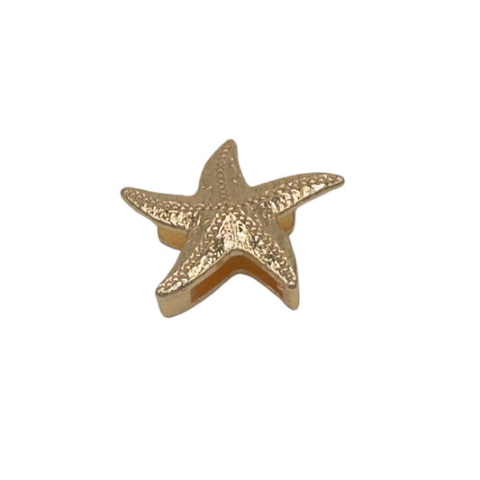 Gold-tone starfish charm by VIYAN #gold